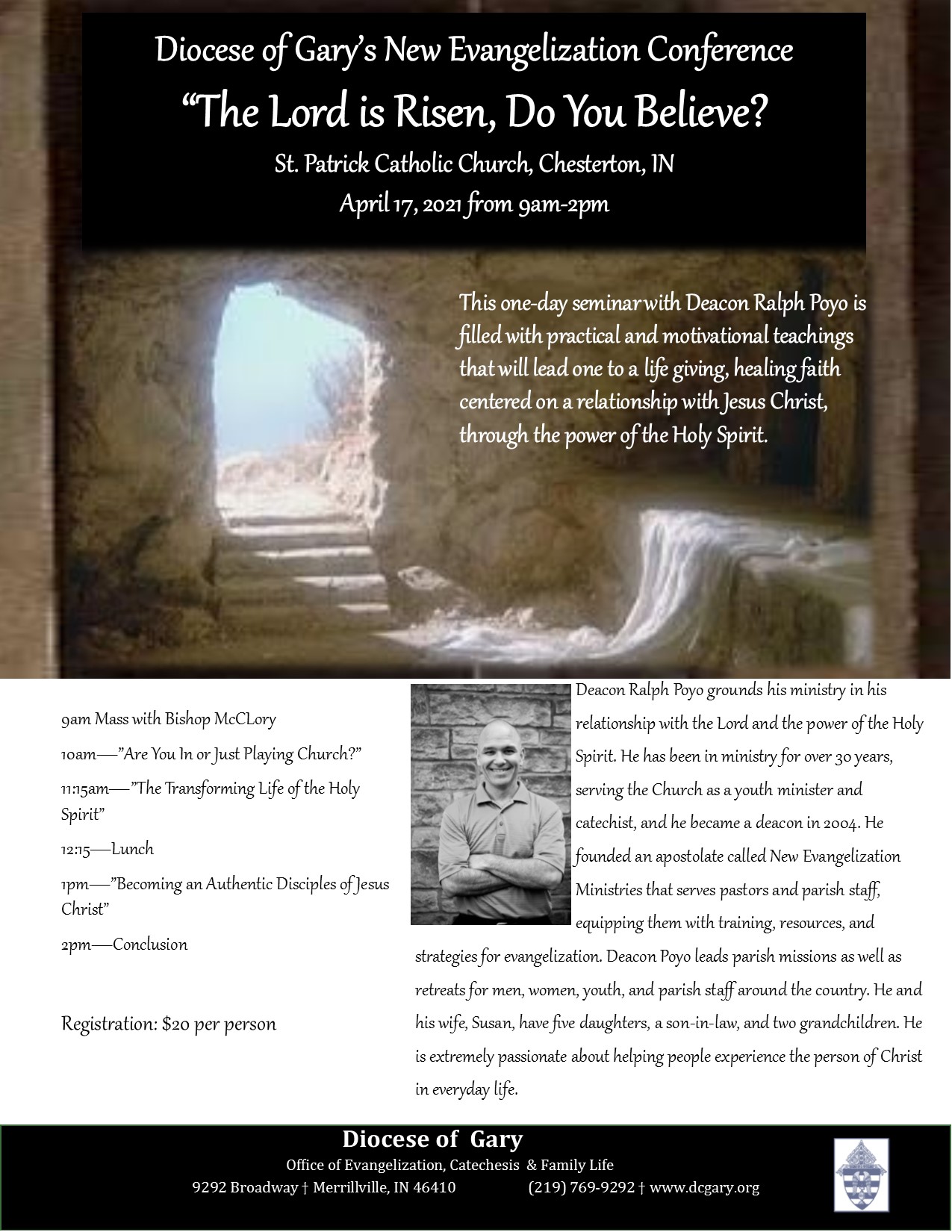 2021 Evangelization Conference Poster
