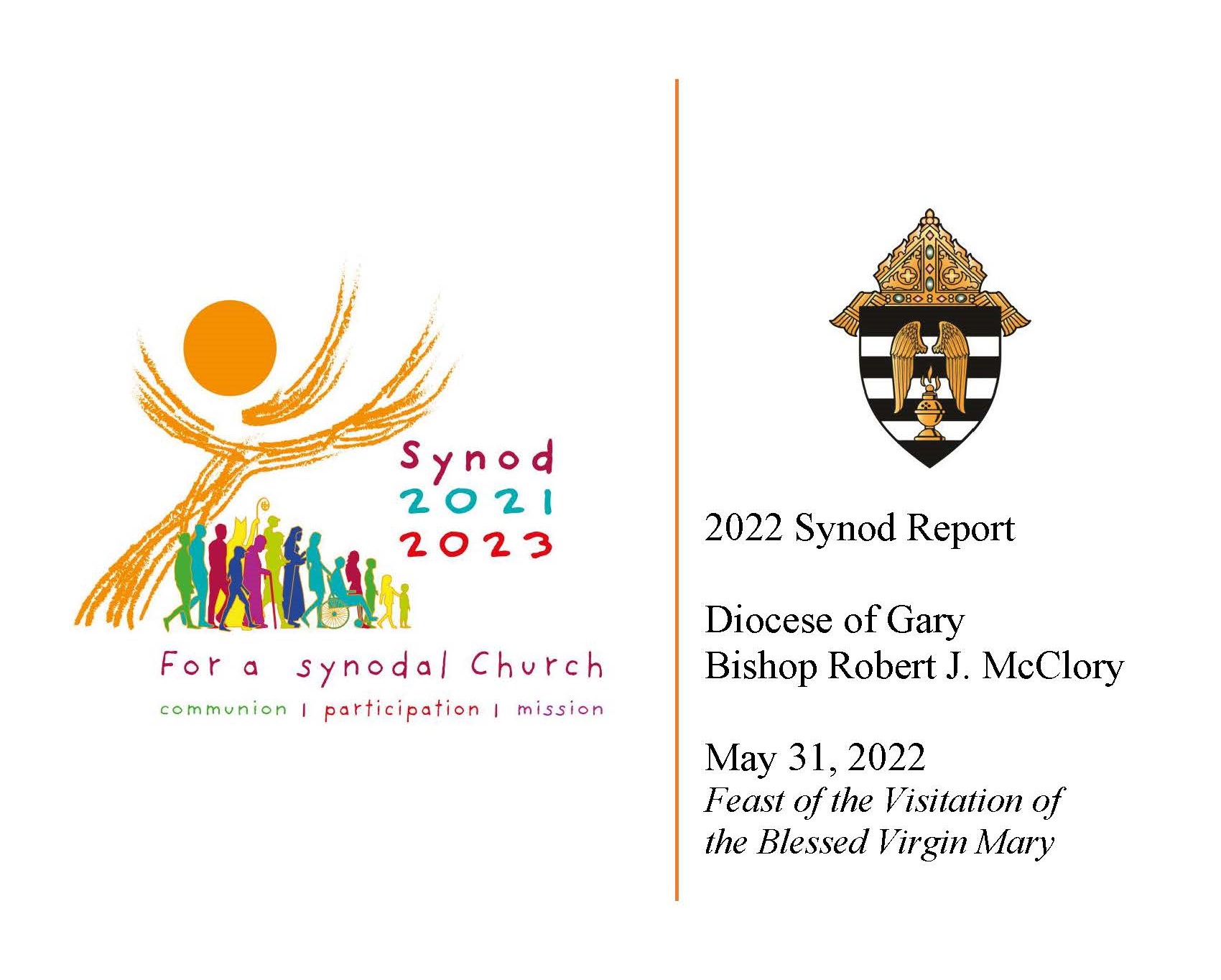 Synod Report Cover