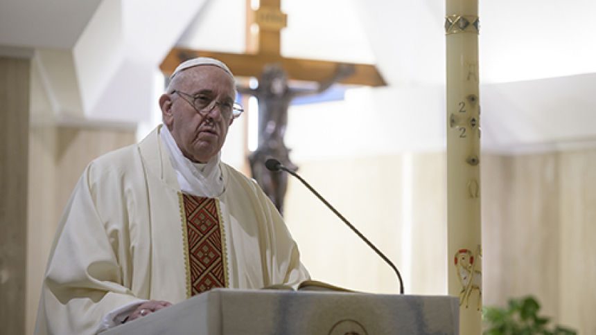 Pope Francis gives Homily