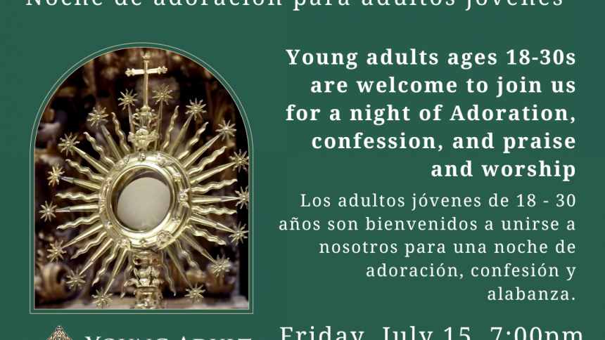 Young Adult Adoration Night