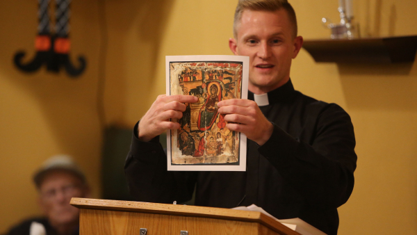Father Nate Edquist explained how little information there is on St. Joseph